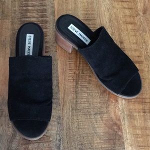 Steve Madden Suede Slides